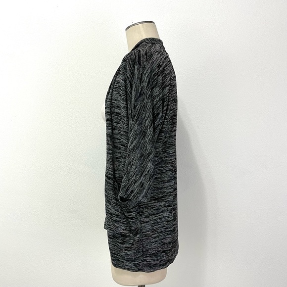 Aritzia- Wilfred Free Black Gray Marl Zlata Open Cardigan Size XS. - Picture 3 of 8